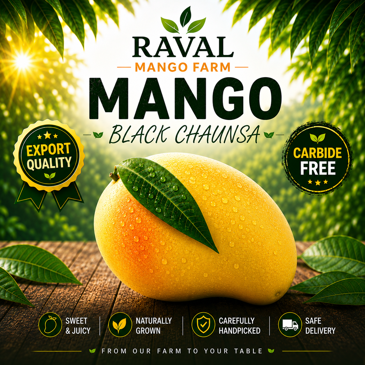 BLACK CHAUNSA FRESH MANGO BOX
