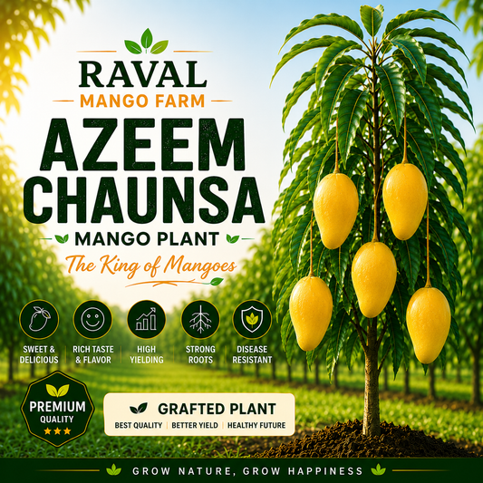 AZEEM CHAUNSA Mango Plant (Export Quality) – Healthy Grafted Plant by Raval Mango Farm