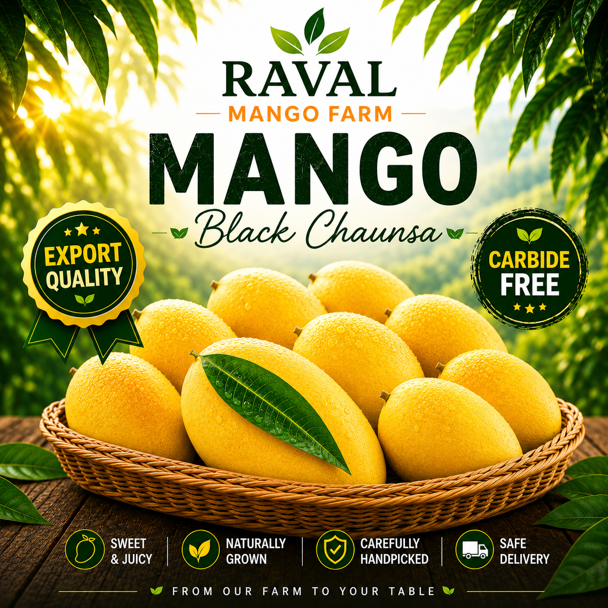 BLACK CHAUNSA FRESH MANGO BOX